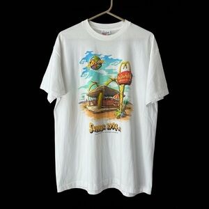 Flintstones McDonalds T-Shirt with Colorful Graphic size XL Unisex